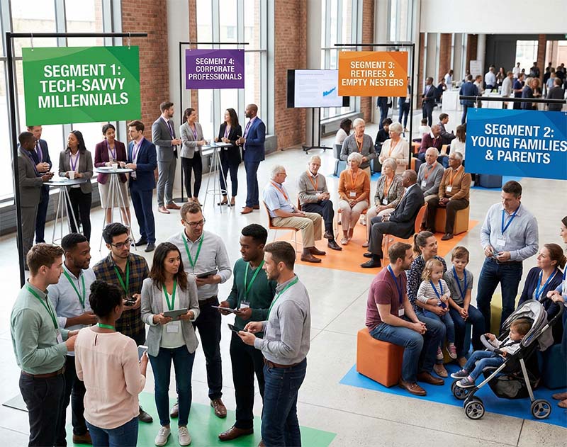 image of team brainstorming session (for a travel tech)