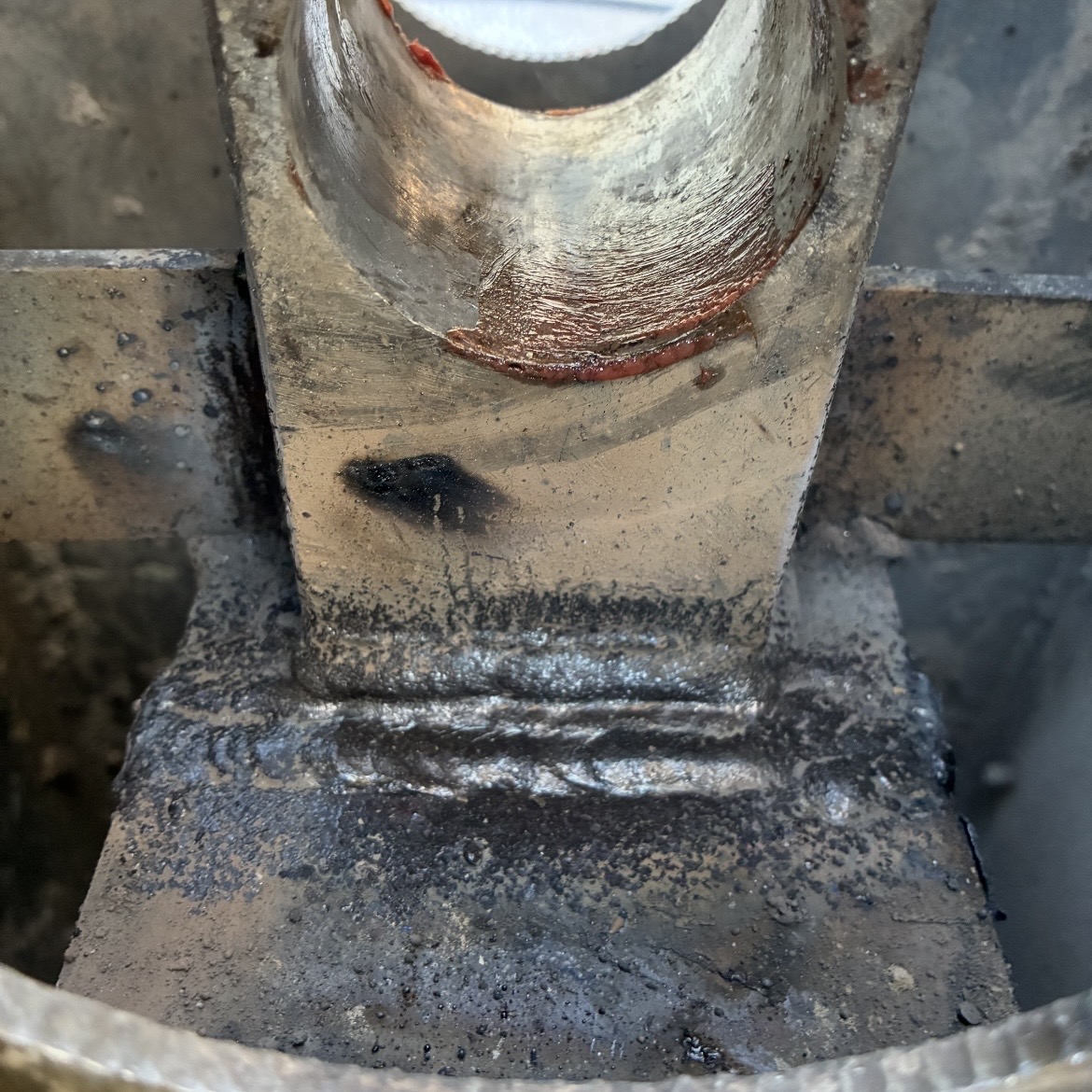 Baler Push Block Repaired