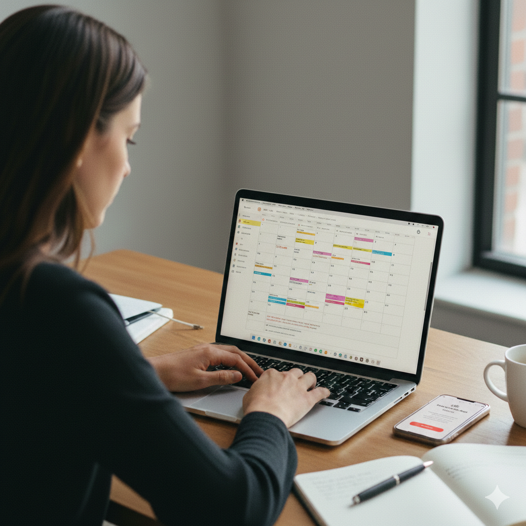 image of team brainstorming session (for a graphic design studio)