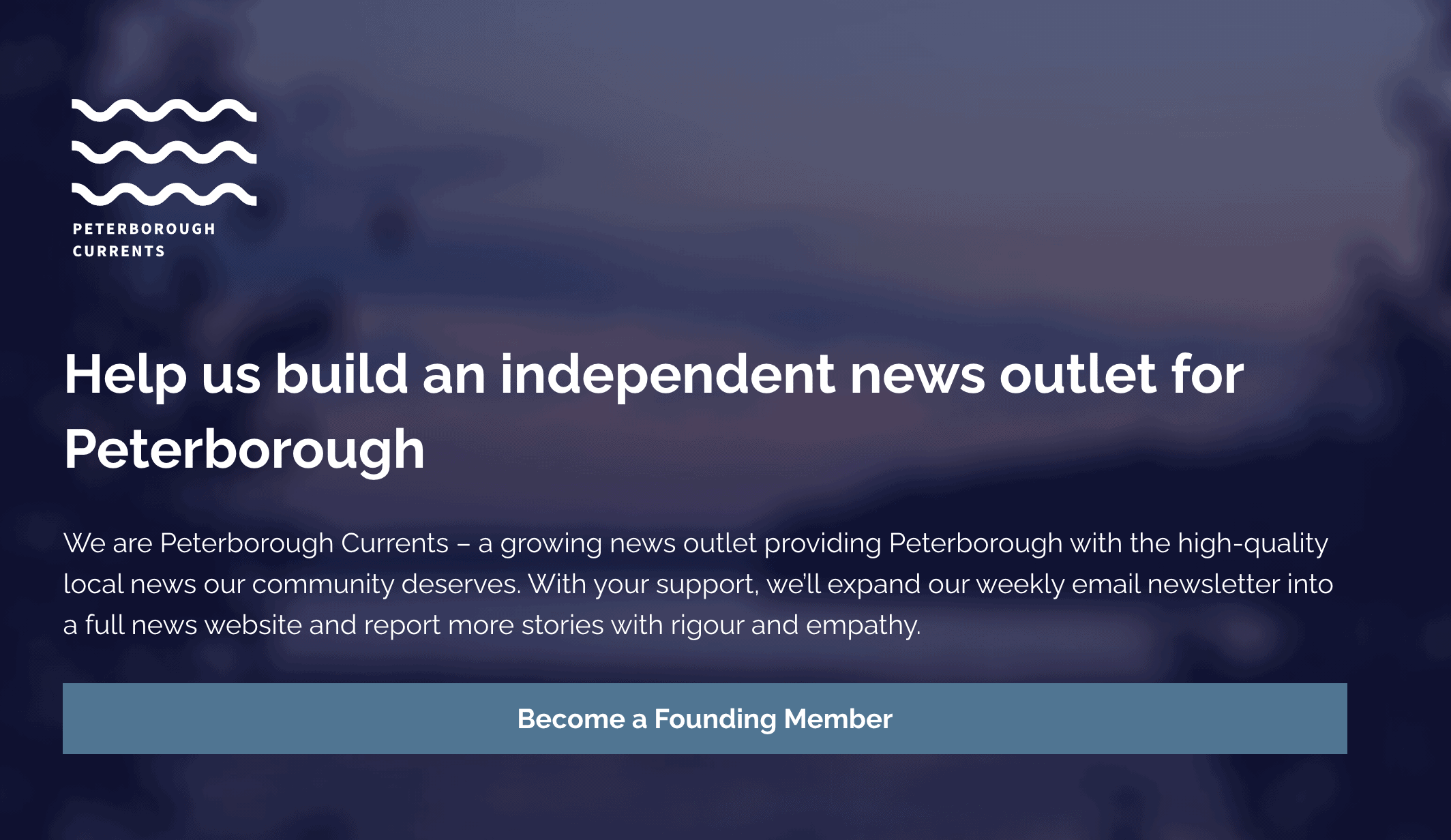 Here’s how Peterborough Currents raised $20,000 from readers