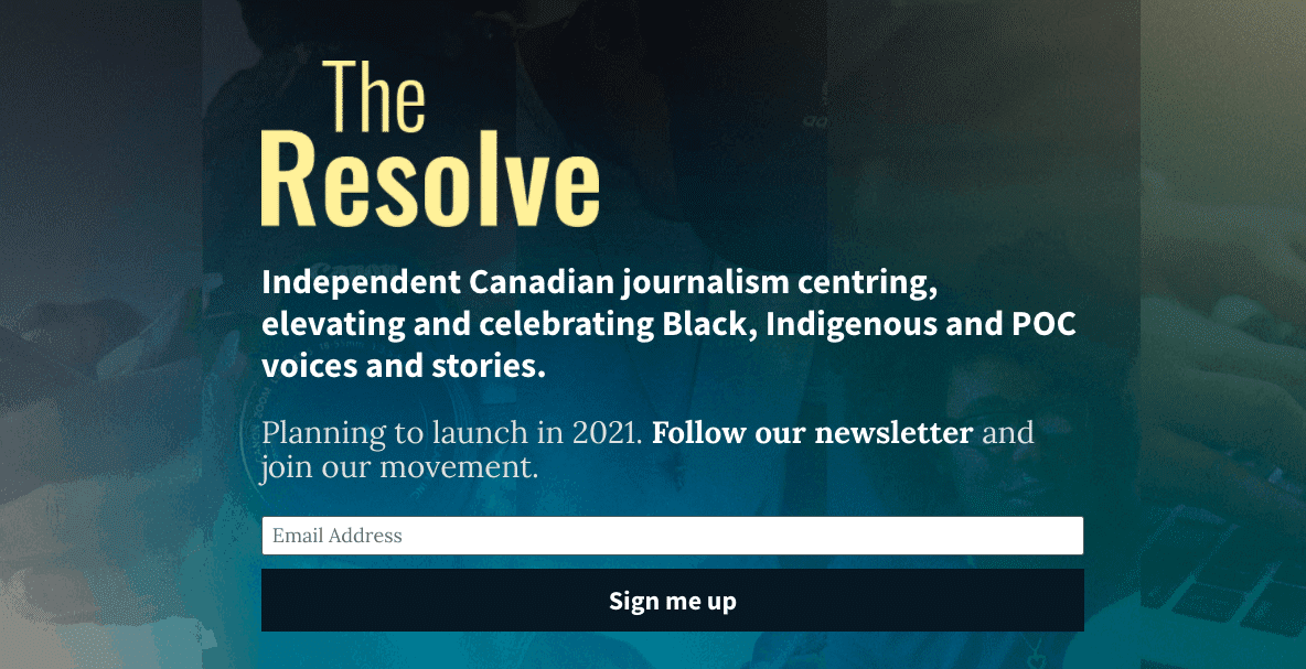 Introducing The Resolve: a powerful new platform for Black, Indigenous and people of colour voices and stories in Canada