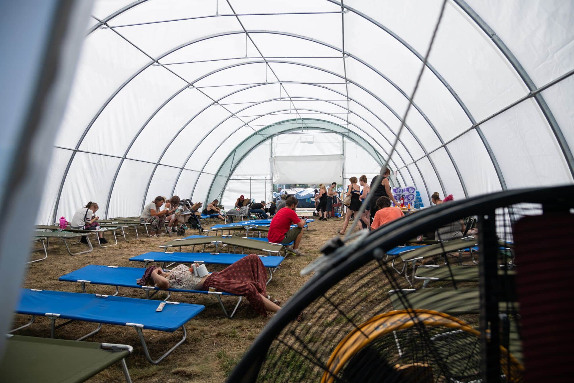 Giving voice to the unhoused during a crushing heatwave