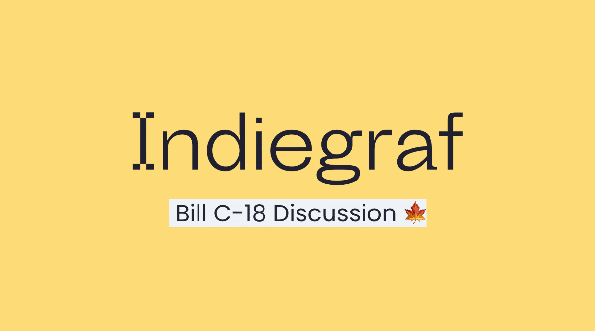 Indiegraf discusses implications of Bill C-18 with Canadian network publishers