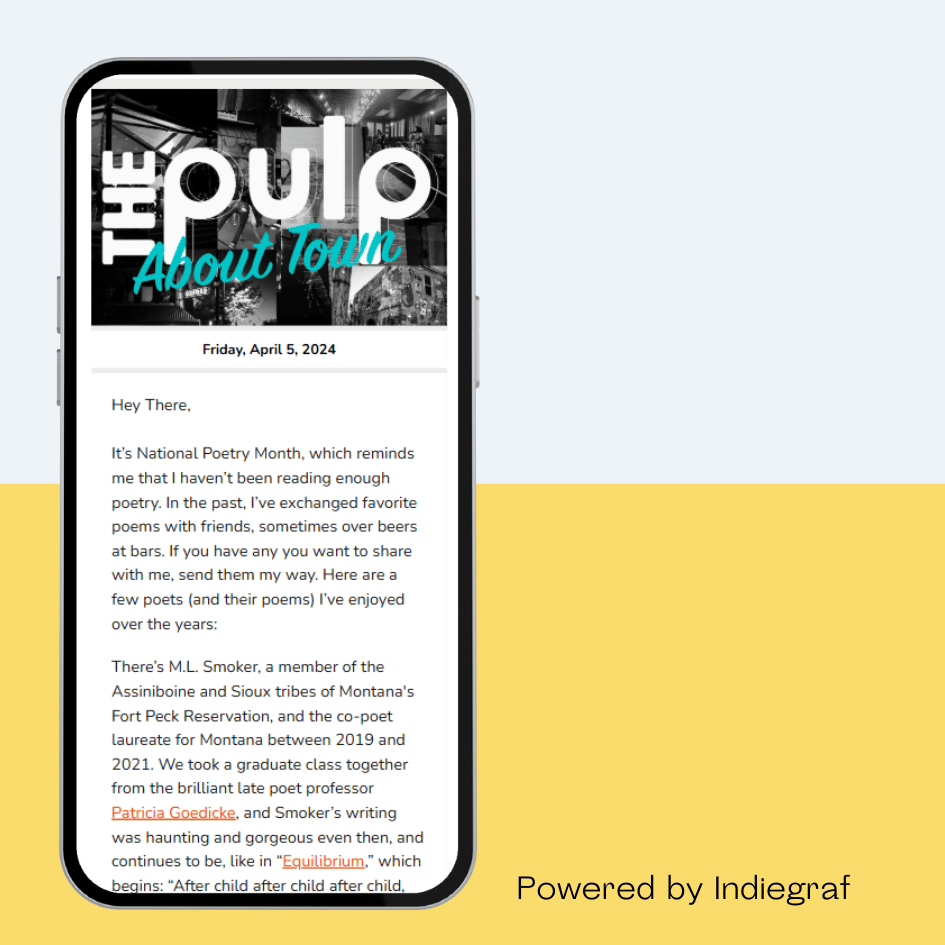 Newsletter Introduction from The Pulp