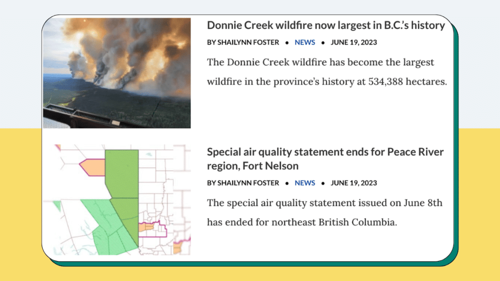 2023 Wildfire News Coverage by EnergeticCity