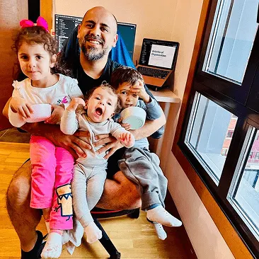 Picture of Everton and kids