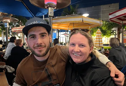 Picture of Shannon and team mate