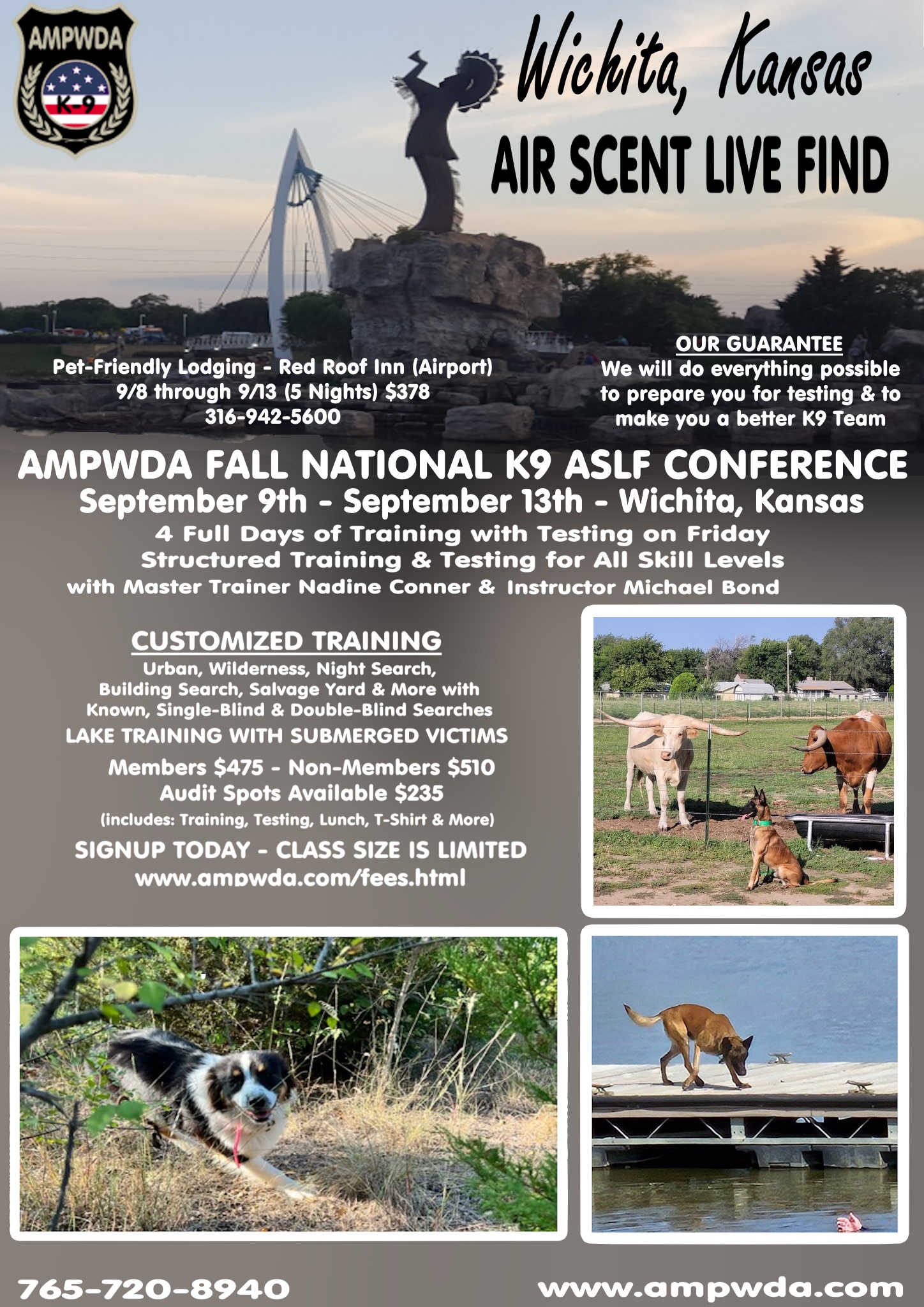 AMPWDA 2024 Fall ASLF K9 Conference