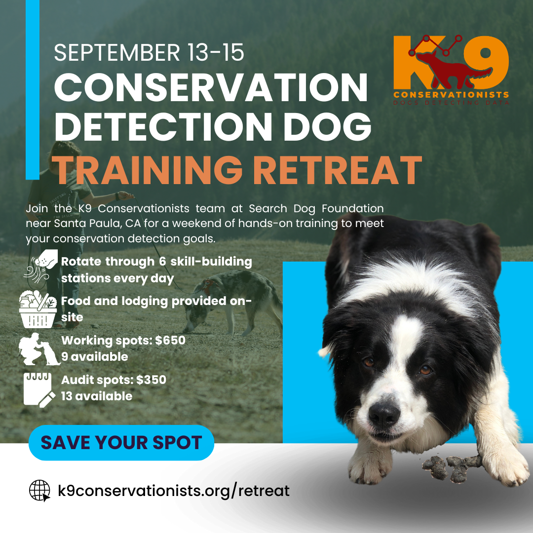 Conservation Detection Dog Retreat