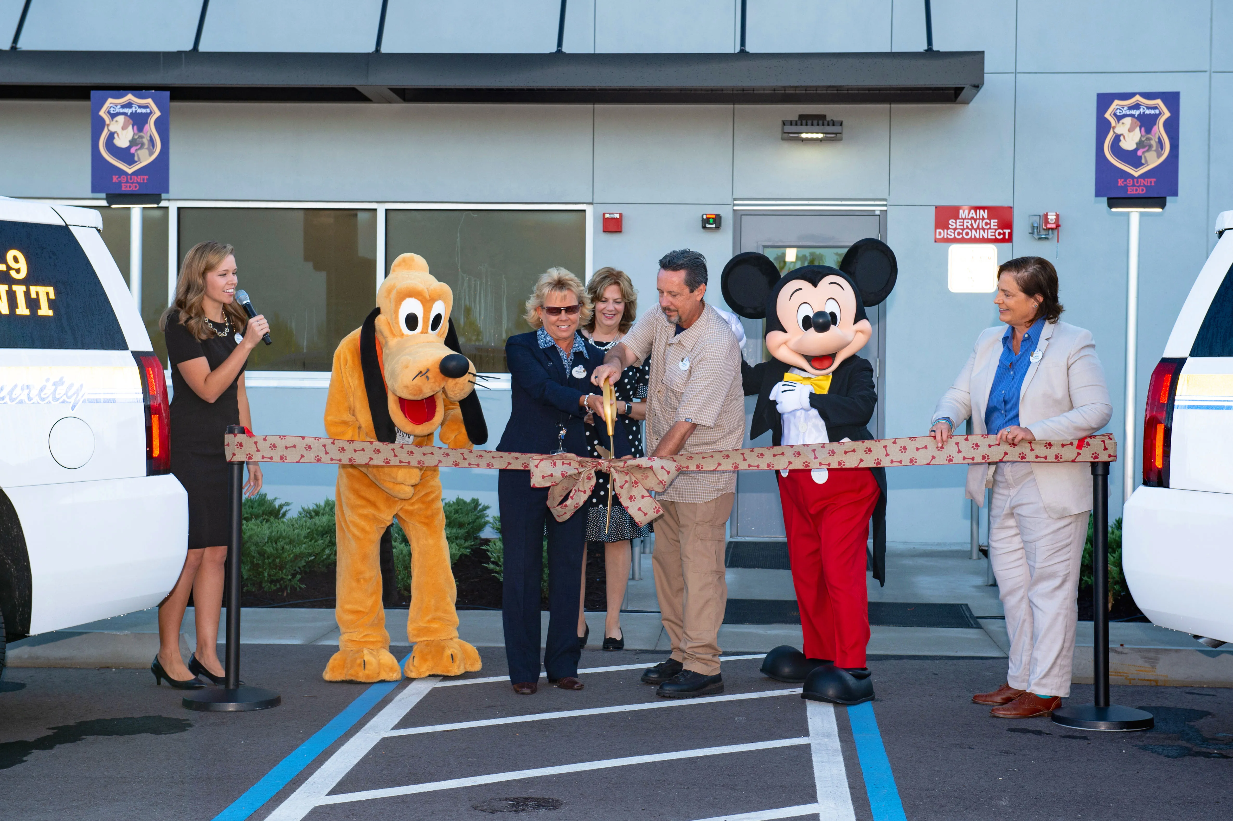 Disney’s Security K-9 Team Celebrates Kennel Opening