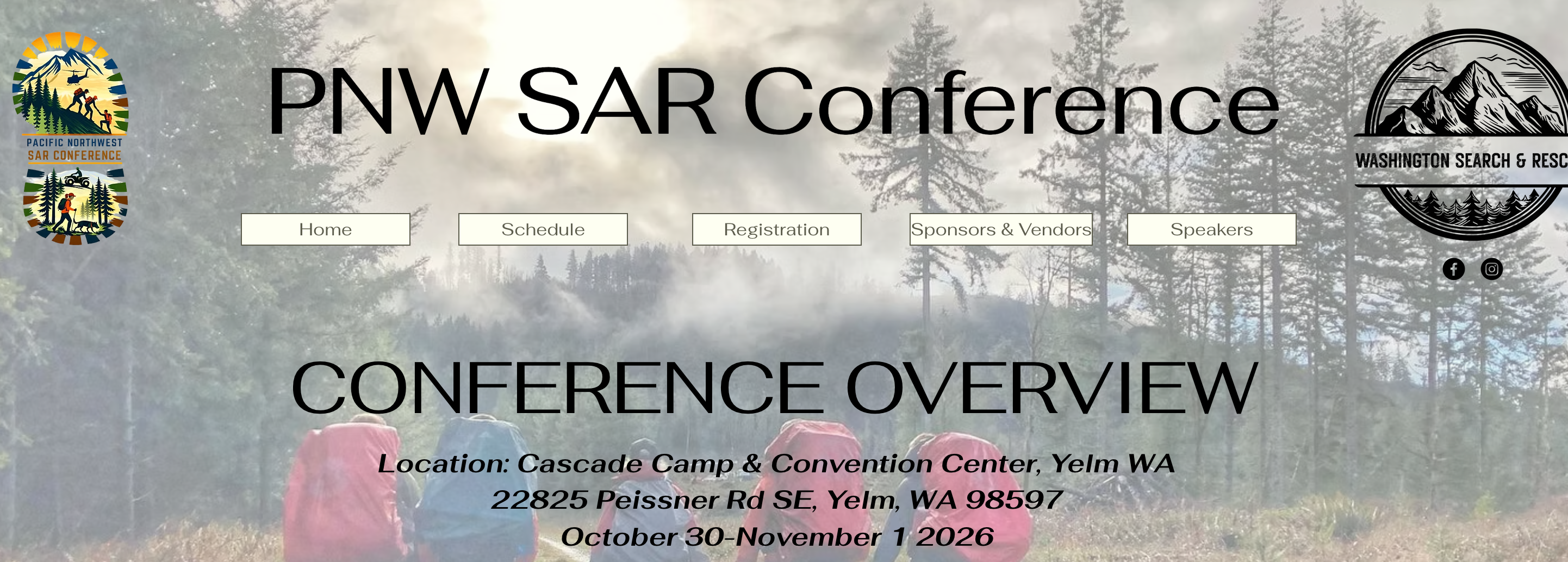 PNW SAR Conference — Yelm, WA