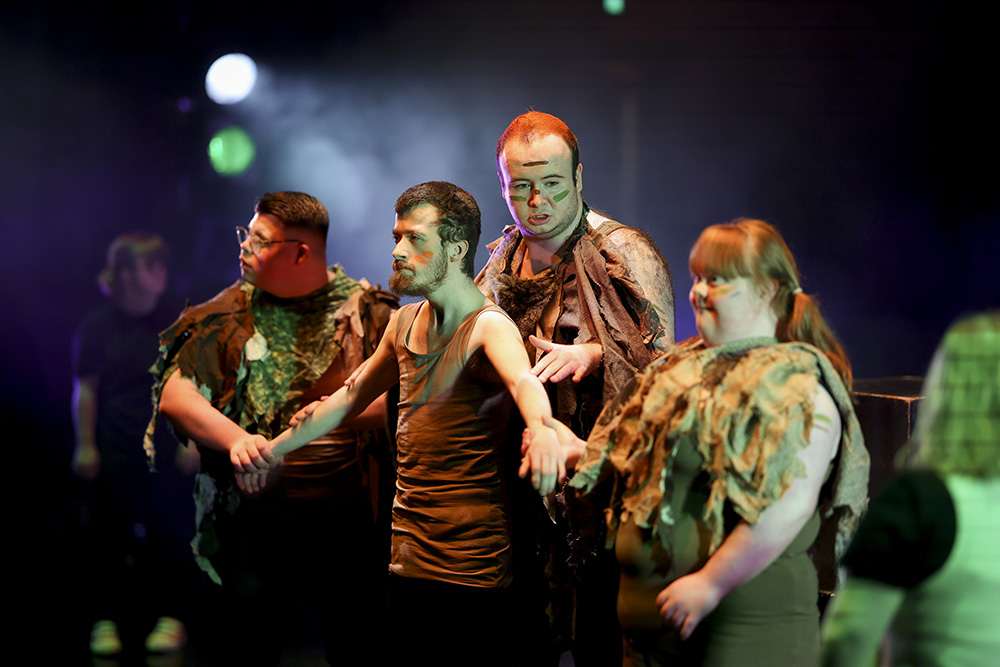 Actors on stage at Rogue Encounters