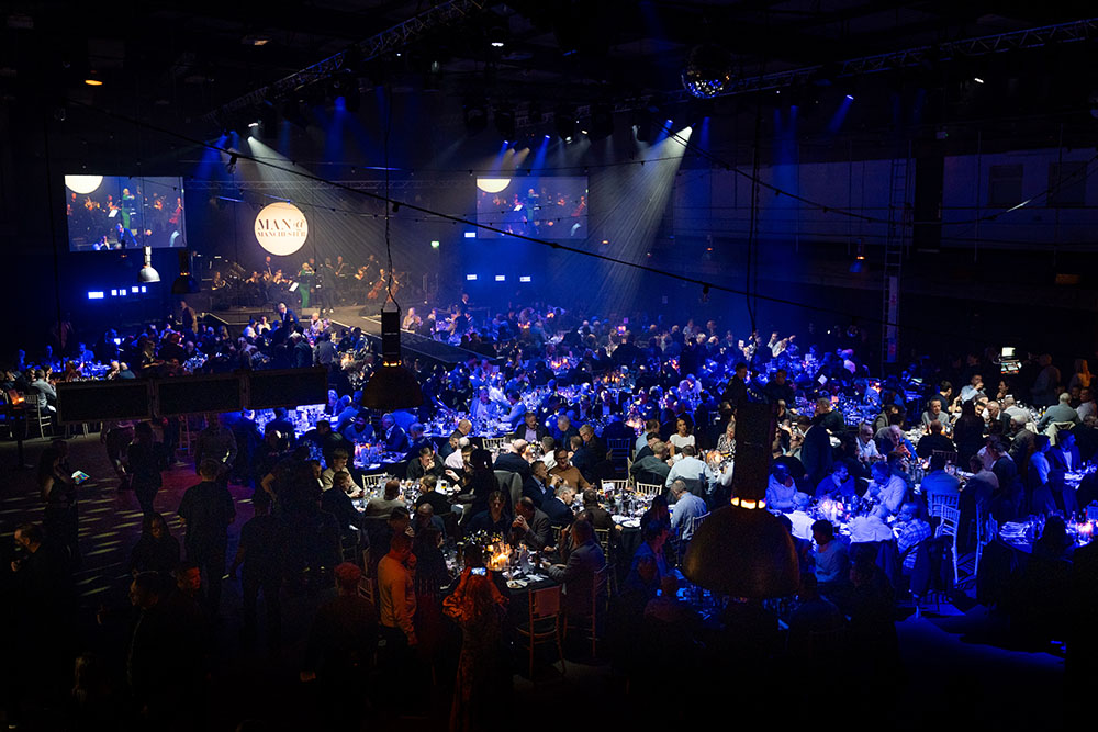 A wide shot showing the annual Man @ Manchester event