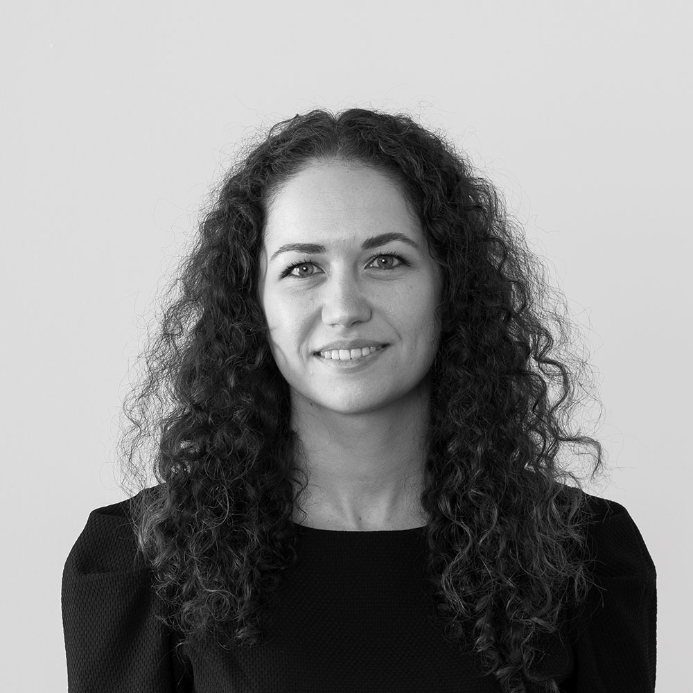 A headshot of The Talent Fund's Katerina Capras