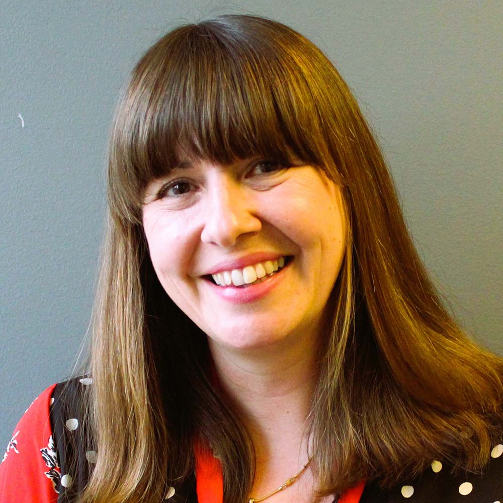 A headshot of The Talent Fund's Rebecca Hanshaw