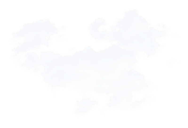 Light gray cloud shape with irregular edges on a transparent background.