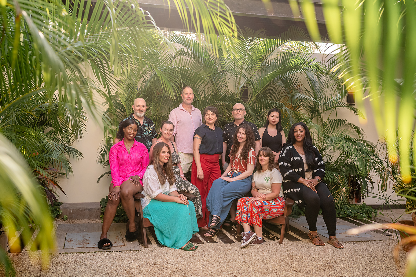 A group photo of Beacon's diverse team on our 2026 company retreat in Tulum, Mexico.