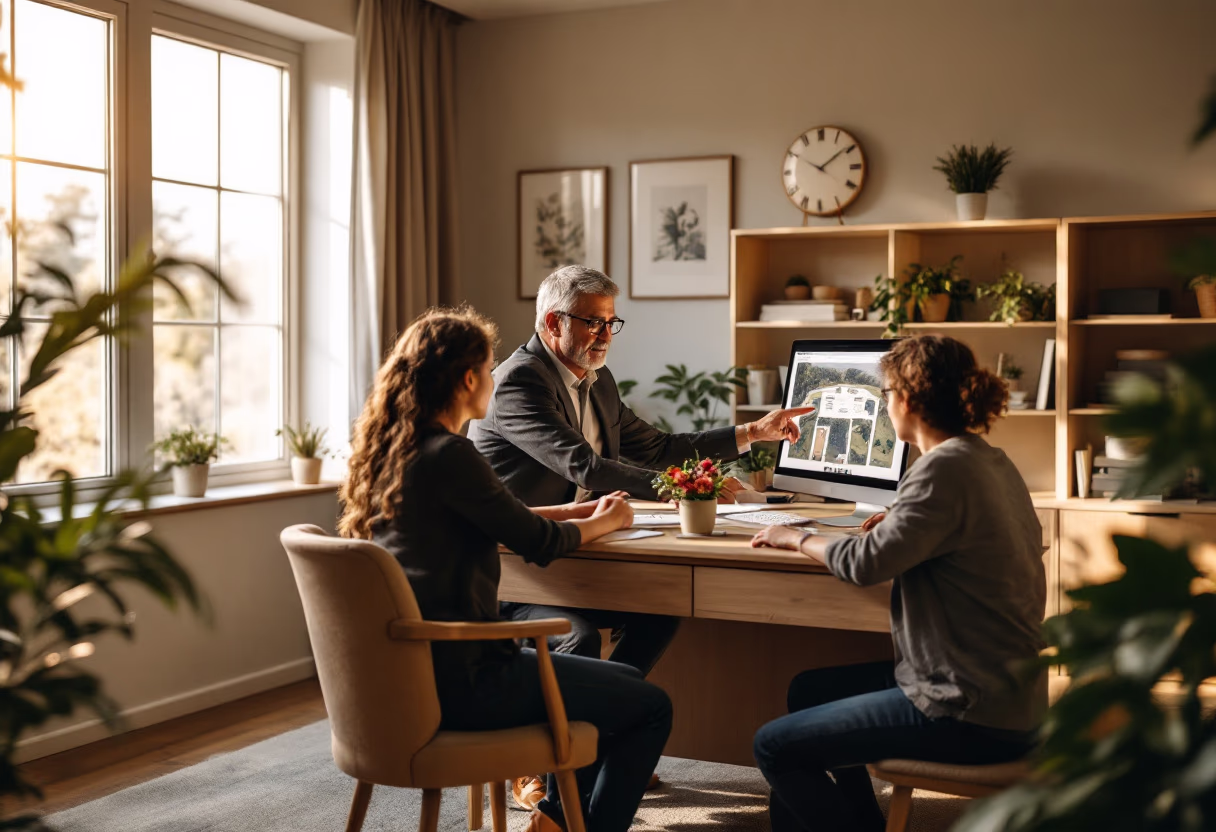 [background image] image of a modern office building (for a ai healthcare company)