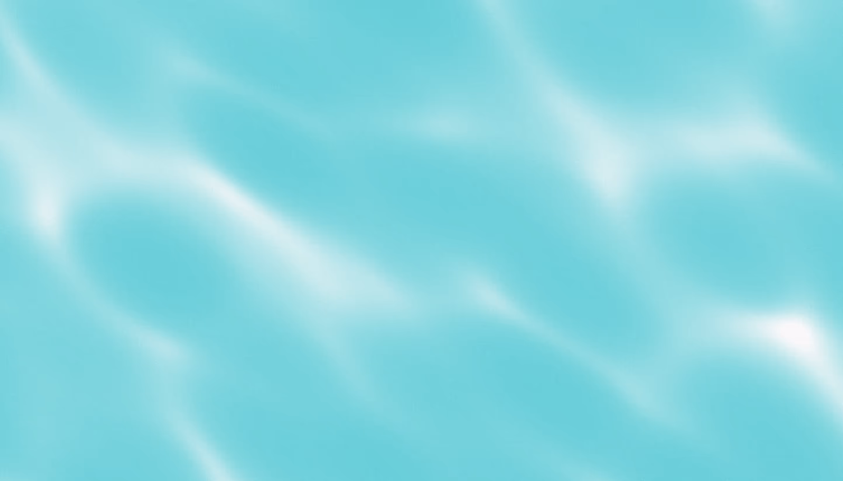 Soft, abstract turquoise background with light gradient and wavy patterns.
