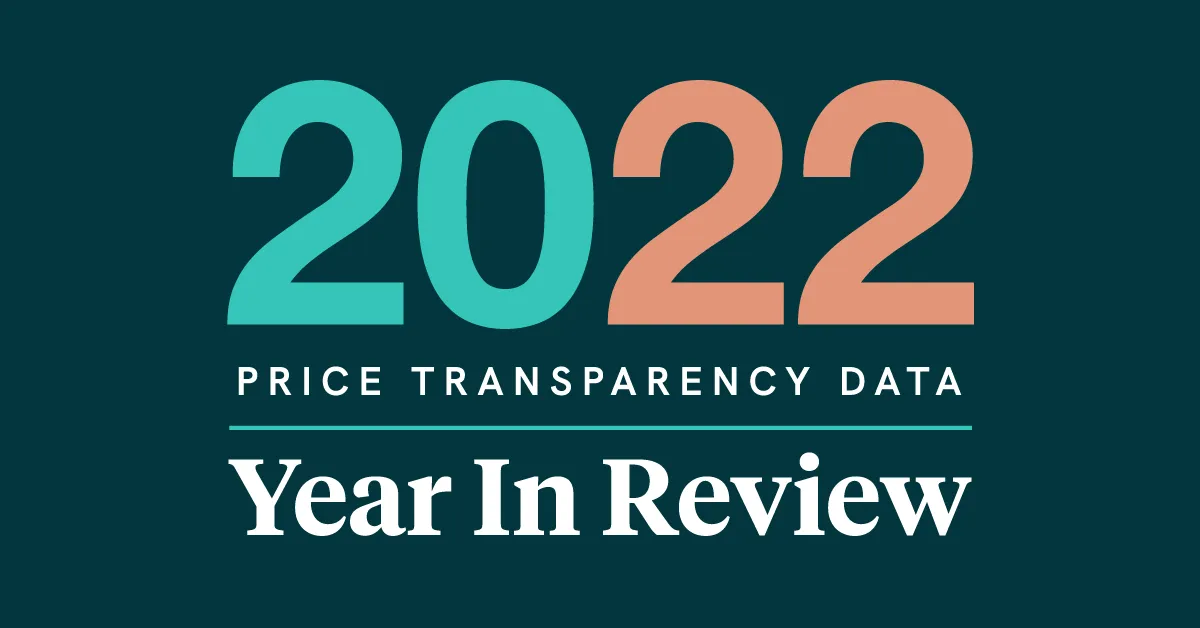 2022 price transparency data year in review