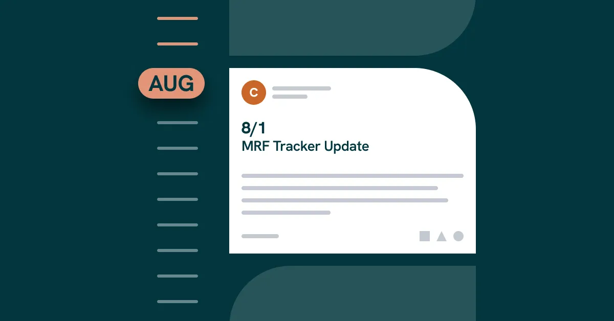 An update on the Turquoise MRF tracker