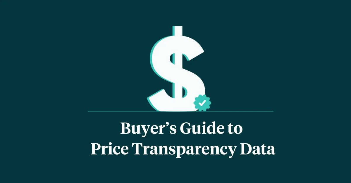 Buying price transparency data can be hard without a guide