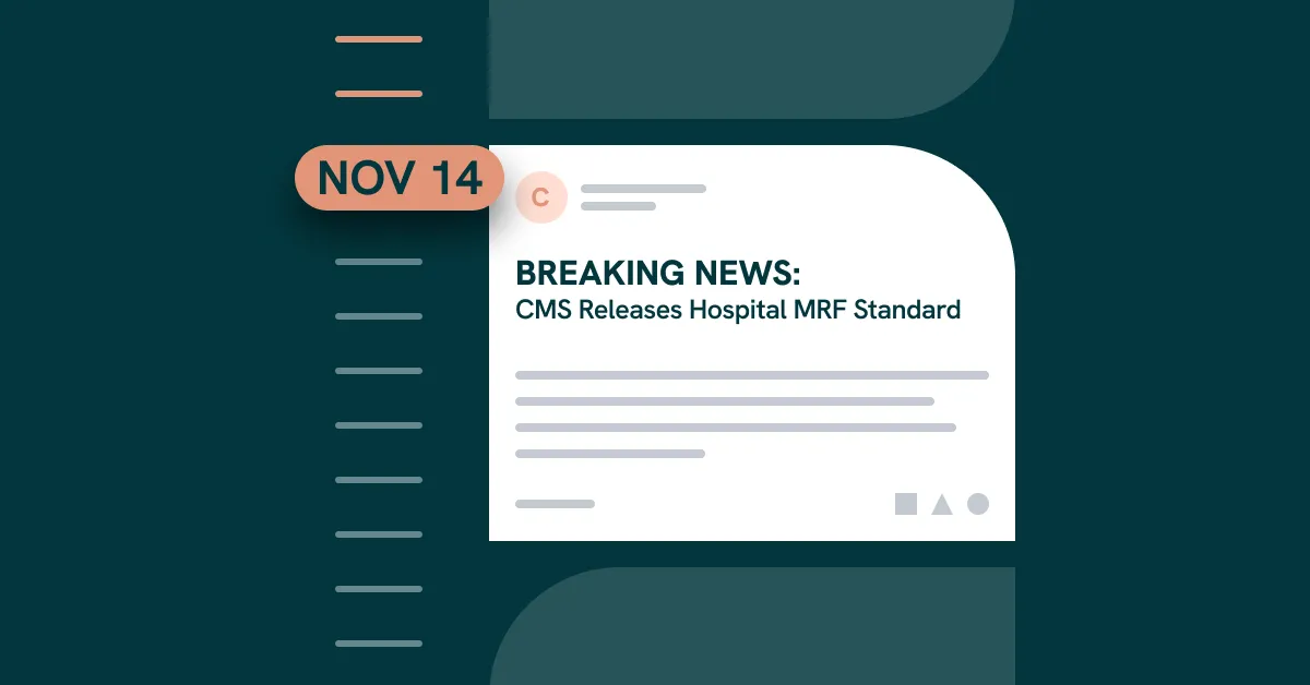 CMS releases recommended schemas for hospital MRFs