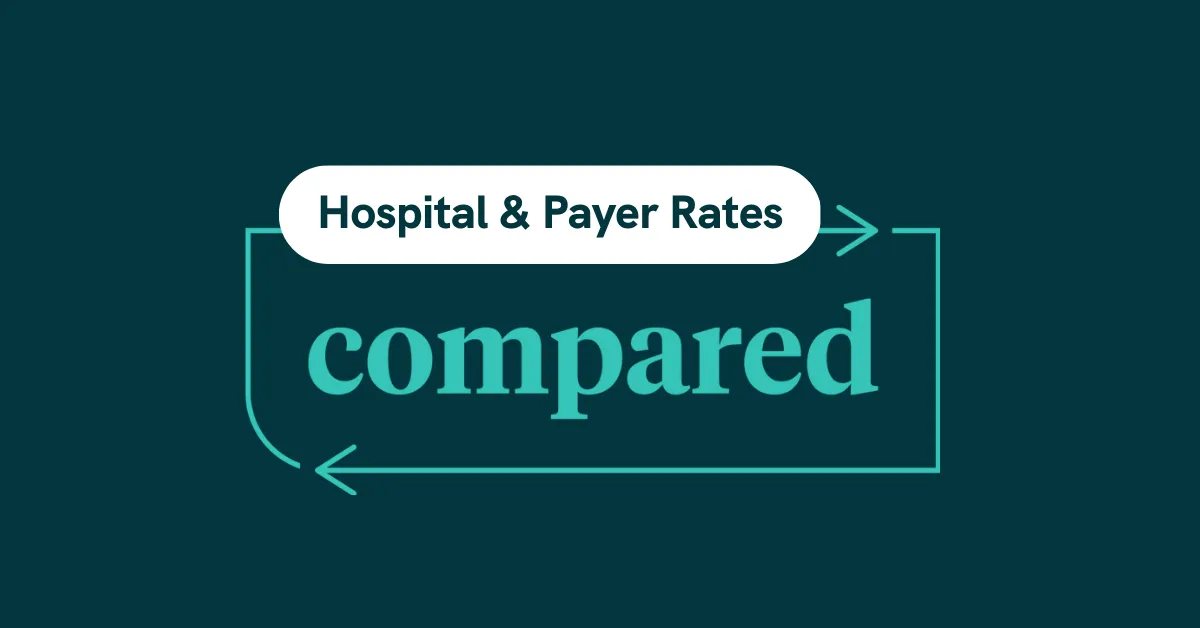 Comparing prices reported by payers and providers