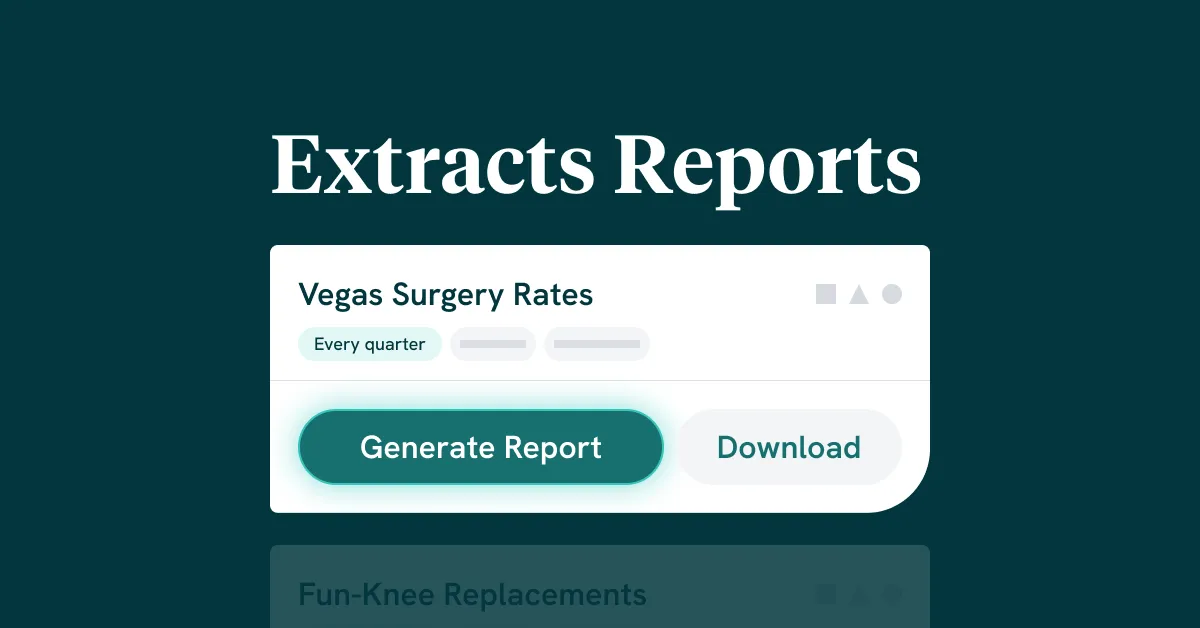 Extracts reports let you avoid Excel at all costs
