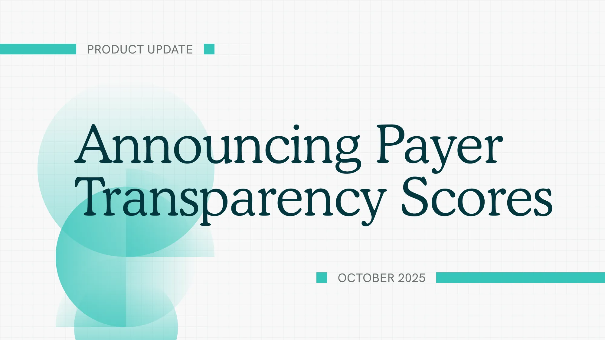 Introducing payer transparency scores