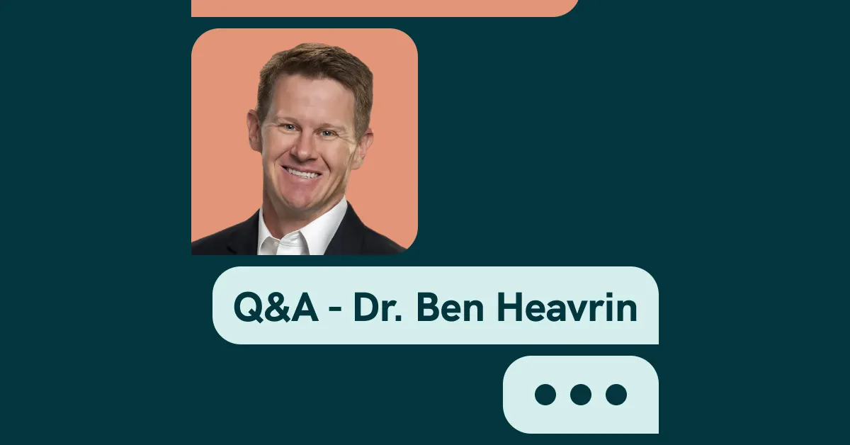 Price transparency in real-time: Q&A series with ER doctor, Dr. Ben Heavrin (Part 1!)