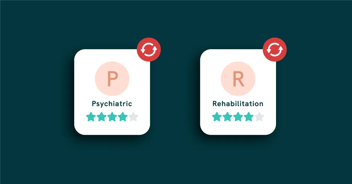 Price transparency scorecard: an update for psychiatric and rehabilitation centers