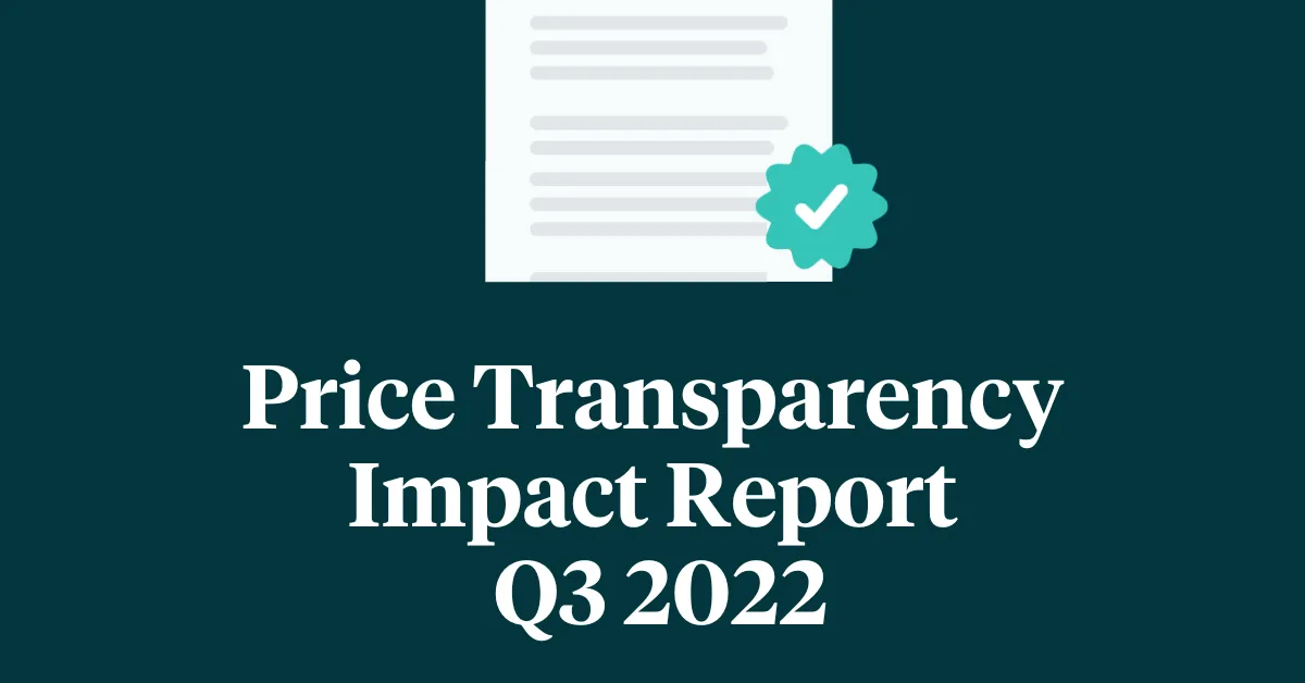 Turquoise Health price transparency impact report