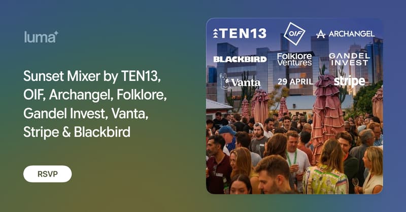 Sunset Mixer by TEN13, OIF, Archangel, Folklore, Gandel Invest, Vanta, Stripe & Blackbird