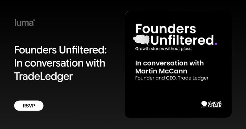 Stone & Chalk's Founders Unfiltered: In conversation with TradeLedger