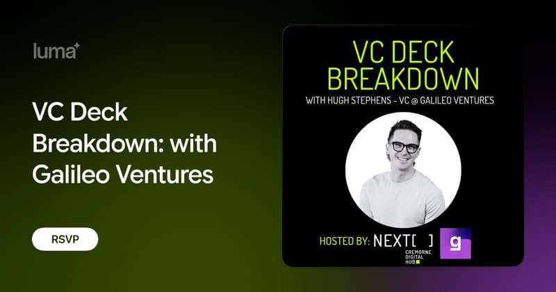 VC Deck Breakdown: with Galileo Ventures