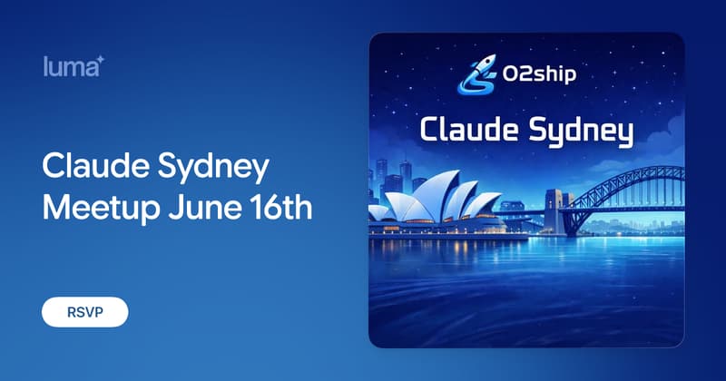 Claude Sydney Meetup June 16th