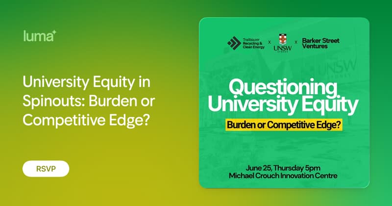 University Equity in Spinouts: Burden or Competitive Edge?