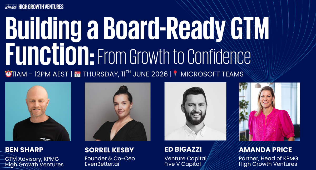 KPMG High Growth Ventures: Building a Board-Ready GTM Function
