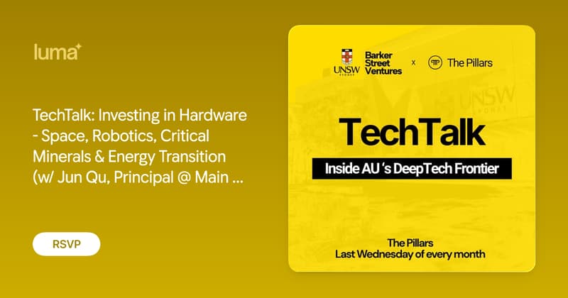 TechTalk: Investing in Hardware - Space, Robotics, Critical Minerals & Energy Transition (w/ Jun Qu, Principal @ Main Sequence)