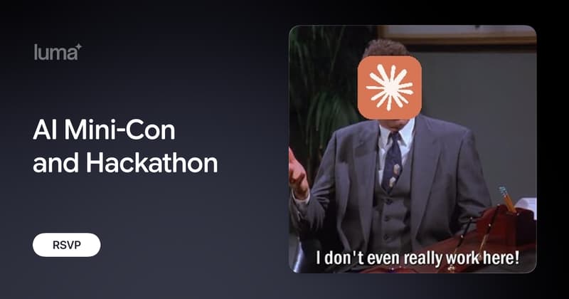 AI Mini-Con and Hackathon