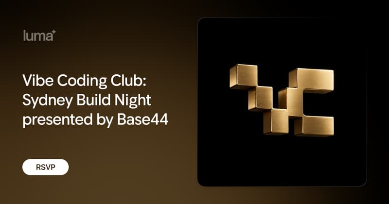 Vibe Coding Club: Sydney Build Night presented by Base44