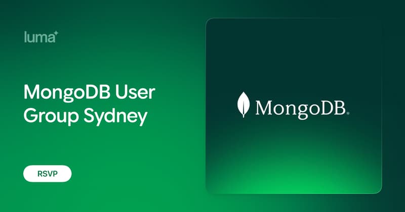 MongoDB User Group Sydney