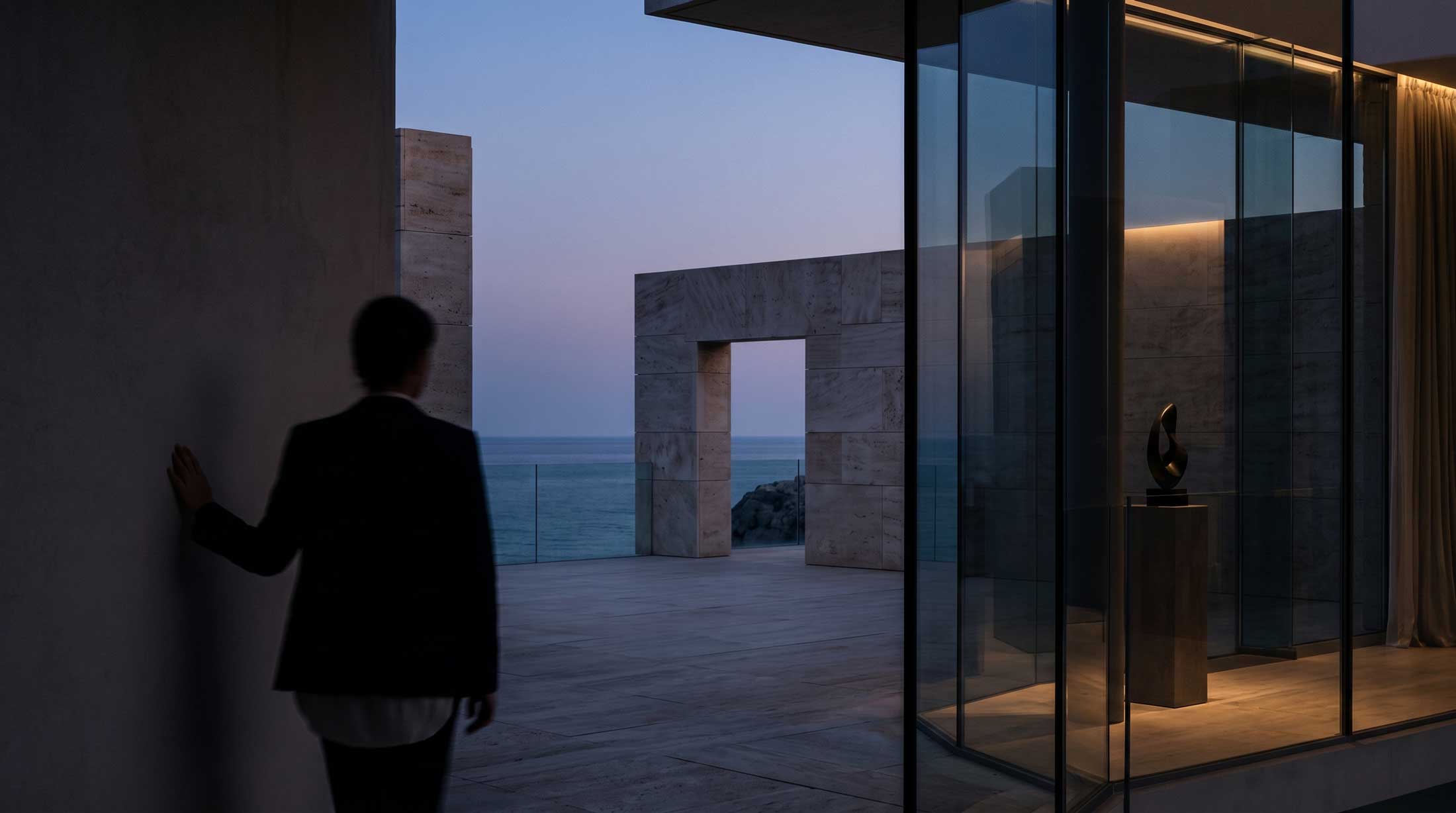 Modern home interior with panoramic view, SmartBuy Premium personalized real estate search service