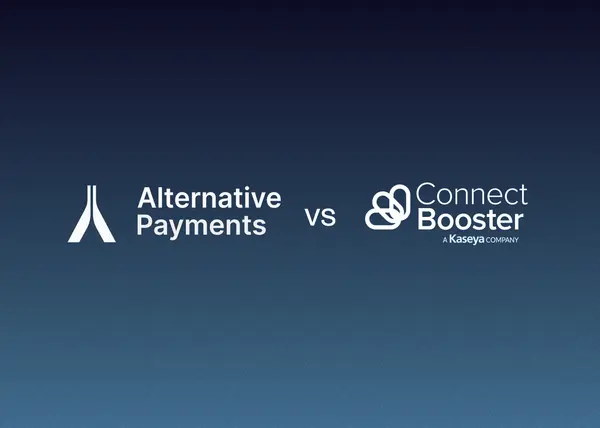 Alternative Payments vs. ConnectBooster
