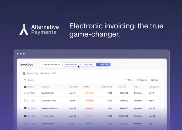 A digitally-inspired image showing a paper invoice being inserted into a computer screen and transforming it into a powerful and enhanced futuristic interface, symbolizing the concept of digitized a electronic invoice as opposed to analog paper invoices.