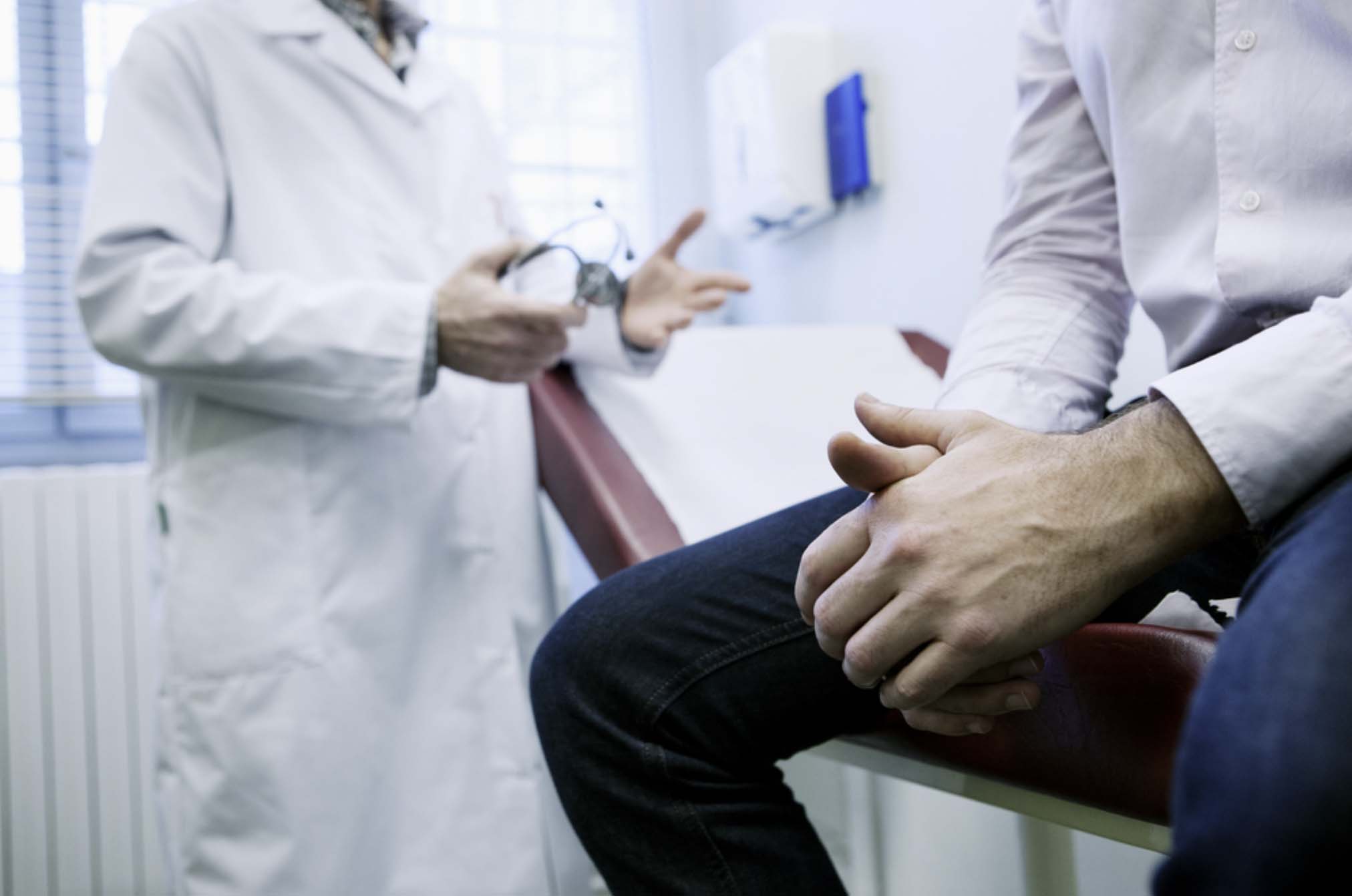 Prostate Cancer Patient and Doctor