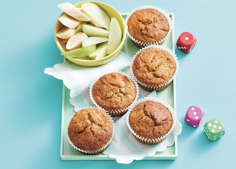 Sweet Potato Apricot Ginger Muffins