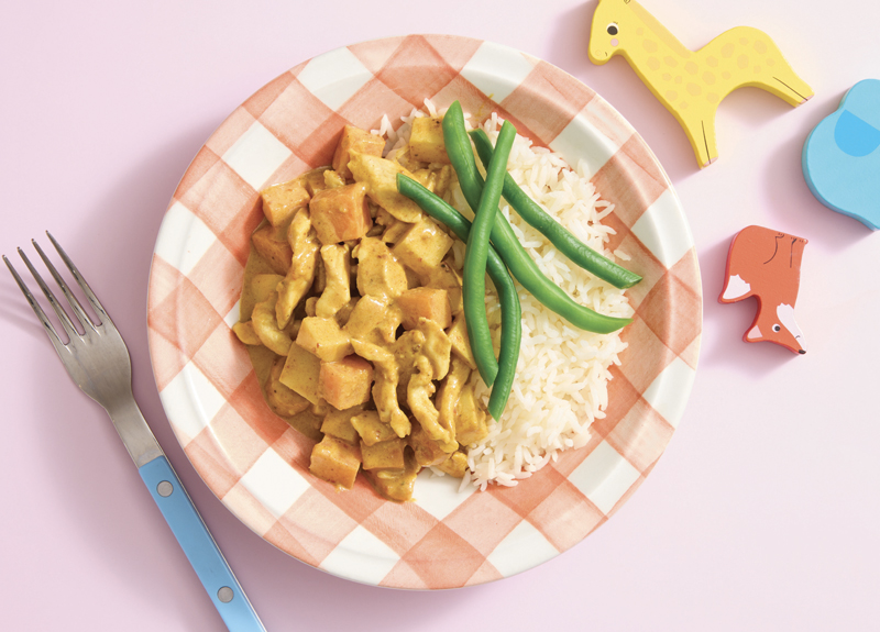 Massaman Chicken & Sweet Potato Curry with Rice