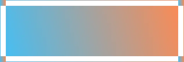 Abstract gradient background transitioning from bright blue on the left to soft orange on the right.